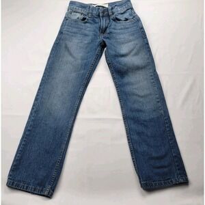 Levi's 505 Boys Jeans 10 Denim Regular Fit Straight Medium Wash